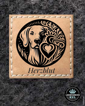 Leather Label Design