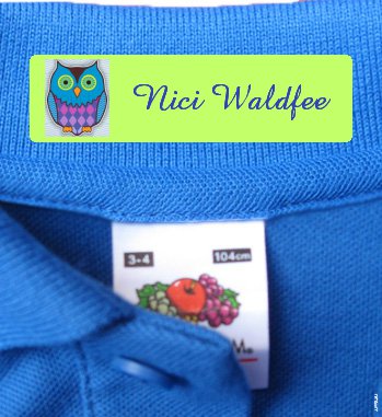 Iron On Clothing Labels Personalized