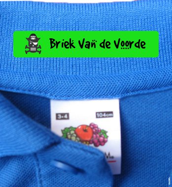 Personal Labels For Clothes