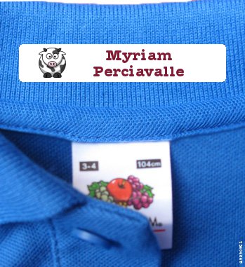 Iron On Name Tags For Clothes