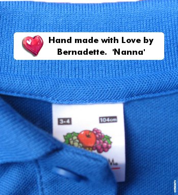 Kids Labels For Clothes