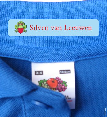 Iron On Clothing Labels For Kids